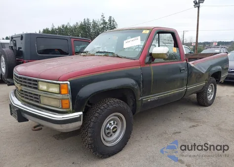 1991 Chevrolet Gmt-400 K2500 from USA, damaged, VIN 1GCGK24K3ME124725